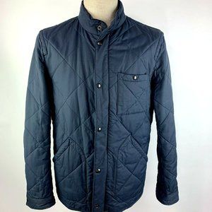 Quilted Jacket Thermore Insulation Blue Outerwear NX-631
